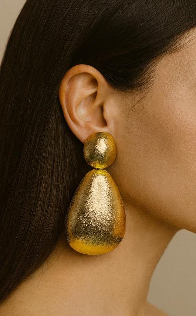 Tear Drop Statement Earrings