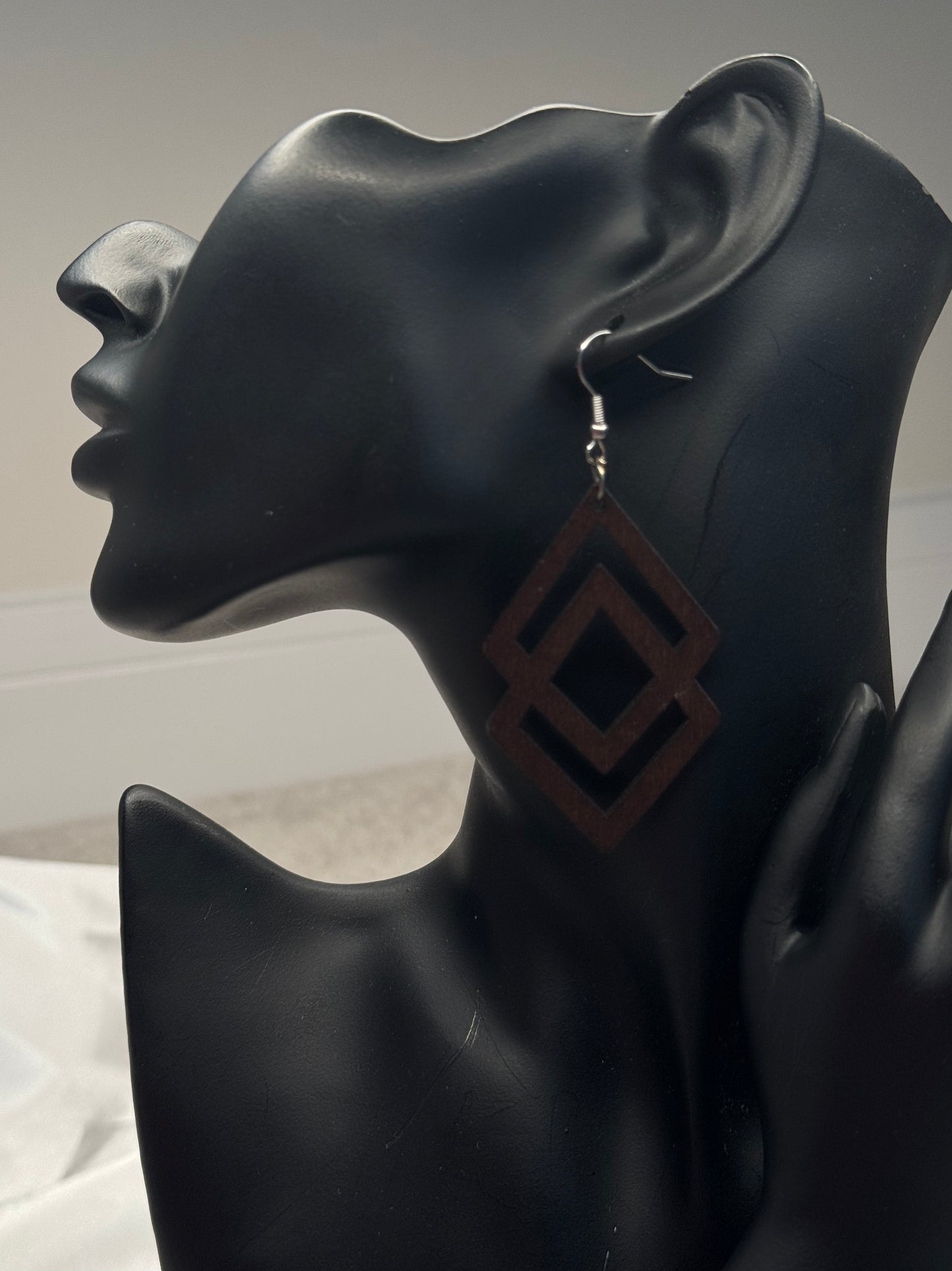 Alora Brown Drop Earrings